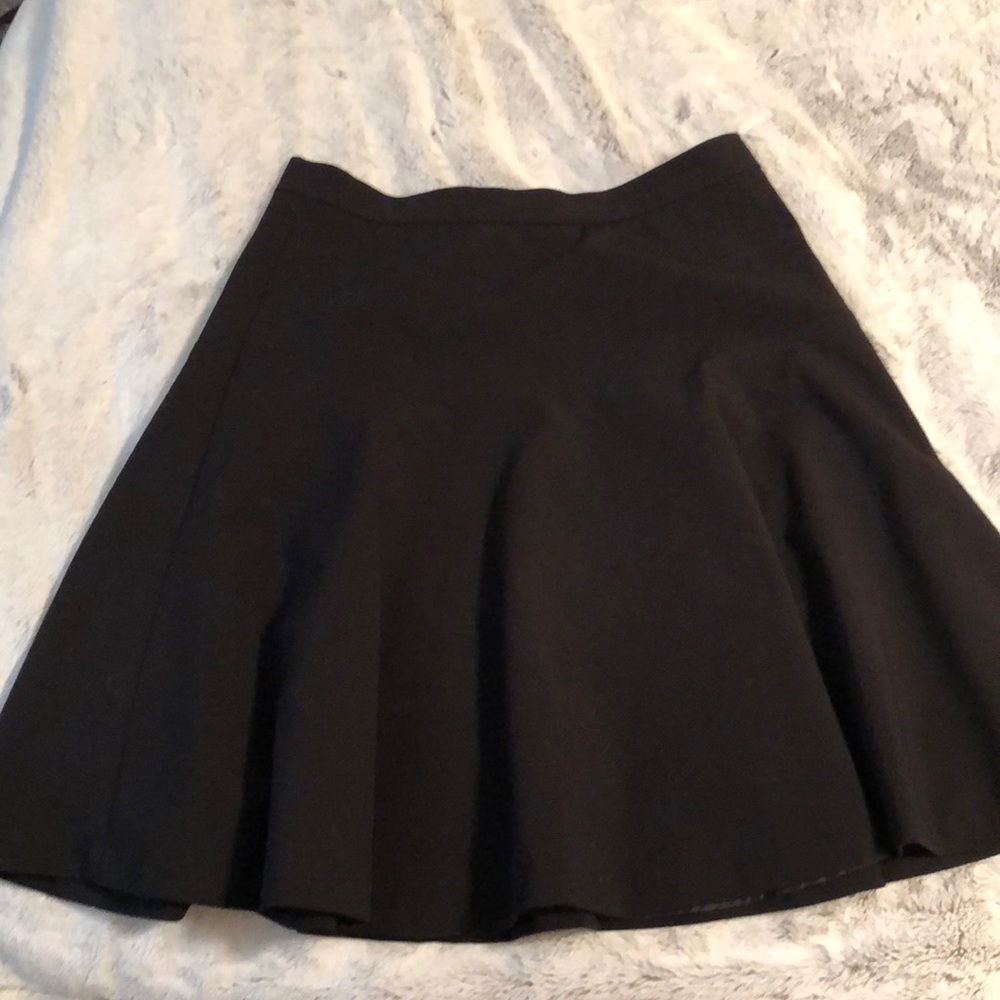 Black Calvin Klein Sz4 Fit and Flare Skirt
